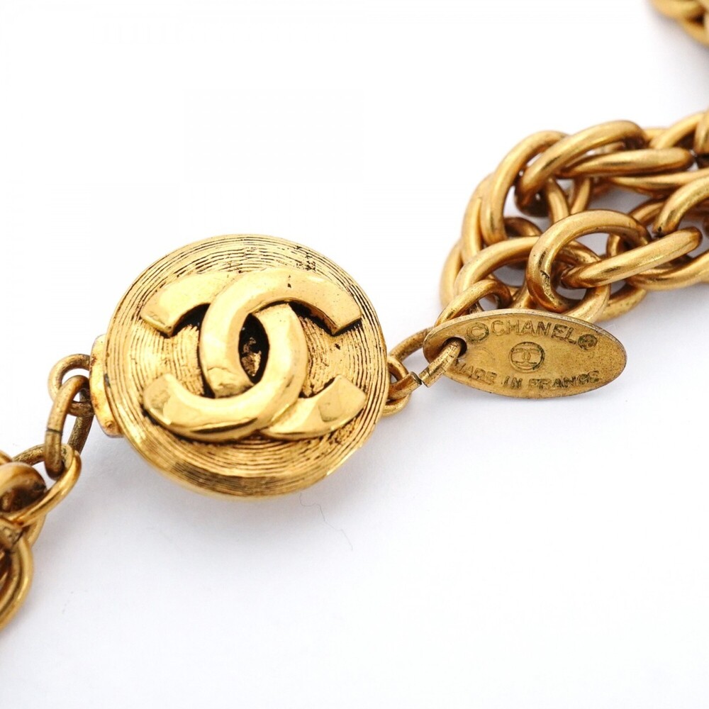 CHANEL Gold Logo Necklace - Picture 5 of 7